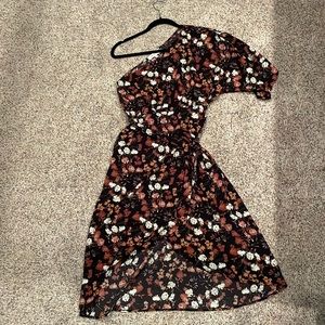 GILLI multicolored fall dress, Size Small